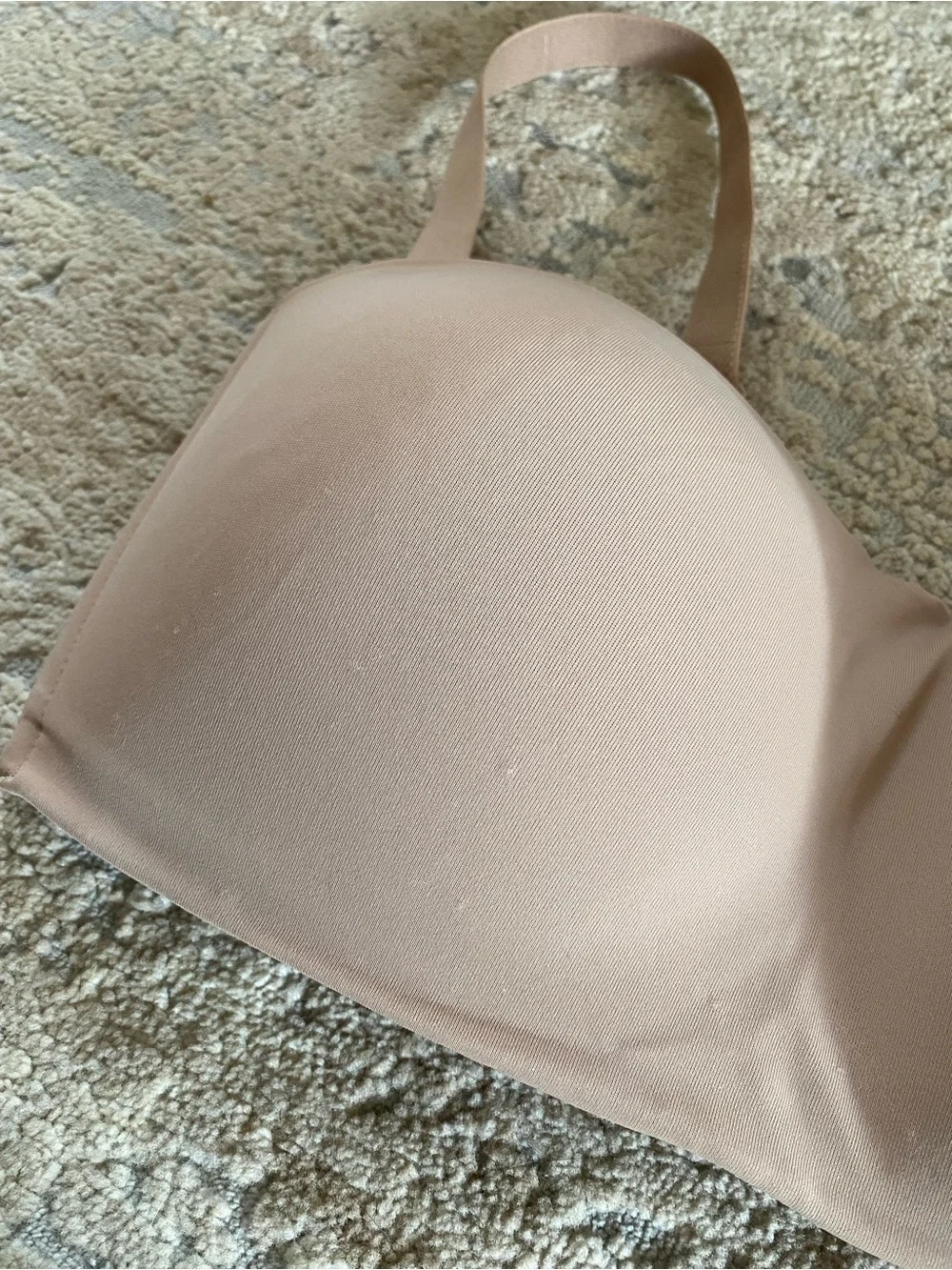 Warner’s Smoothing Nude Wireless Convertible Bra: Large